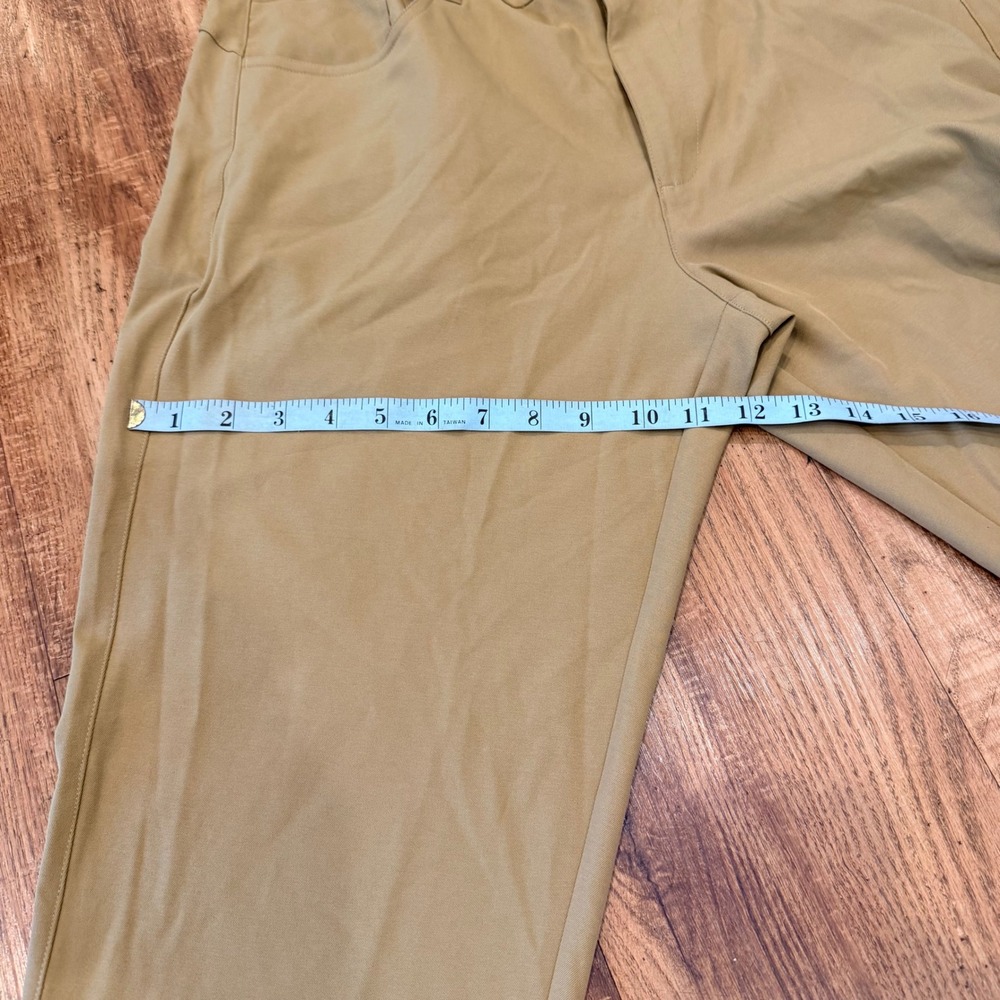 Puma Golf Mens 32x32 Khaki Tan 5-Pocket Performance Pants Gripper Waistband - Picture 8 of 10